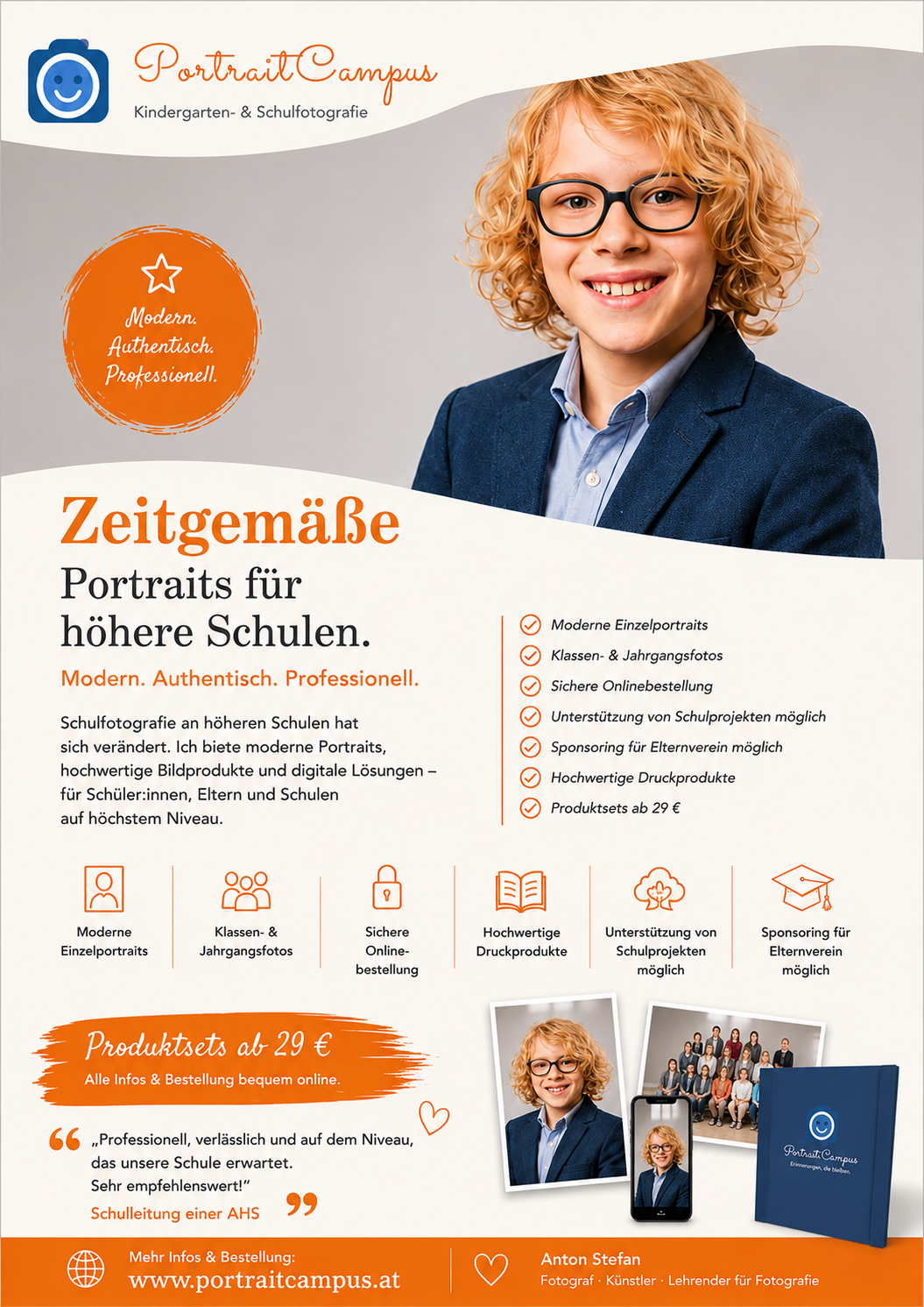 Informationsflyer AHS und Mittelschulen