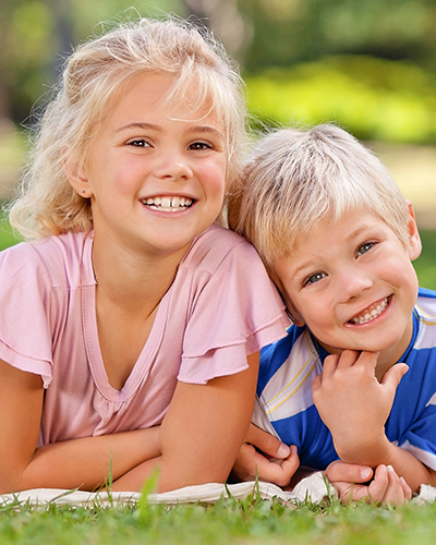 Kindergartenportrait mit Lächeln